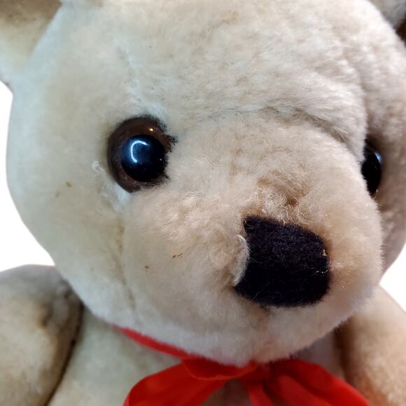 15" Jointed Tan Plush Stuffed Teddy Bear Posable Craft Vintage 1990s Kel-Toy - Picture 6 of 8